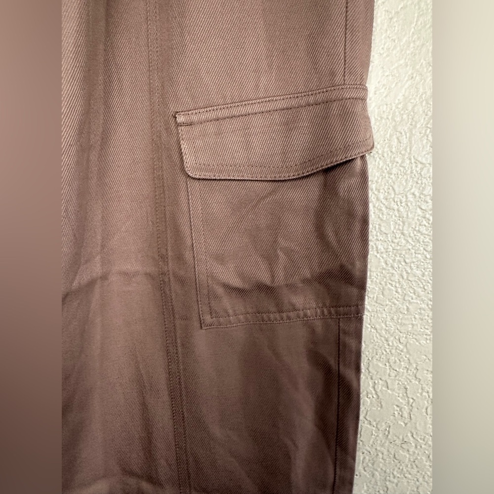 Madewell Cargo pants High Rise Relaxed Drawstring Viscose Small casual - Picture 9 of 11